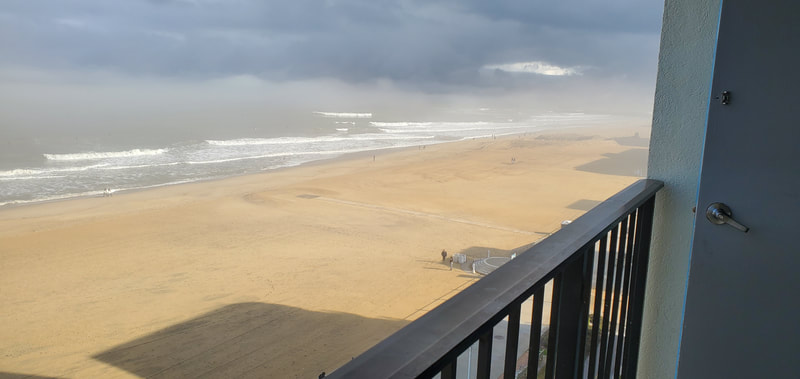 Barclay Towers Oceanfront Balcony View