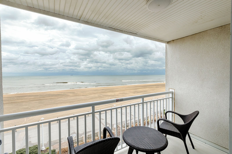 Ocean Sands Resort oceanfront balcony